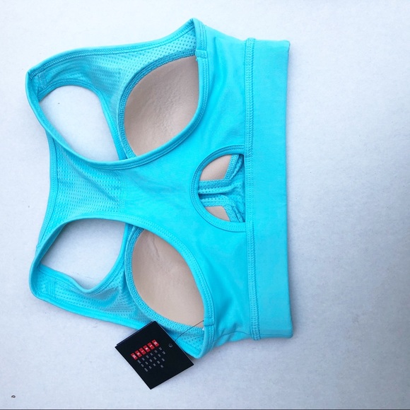 FILA SPORT bra workout Cozumel Water blue NWT XS - Picture 8 of 9